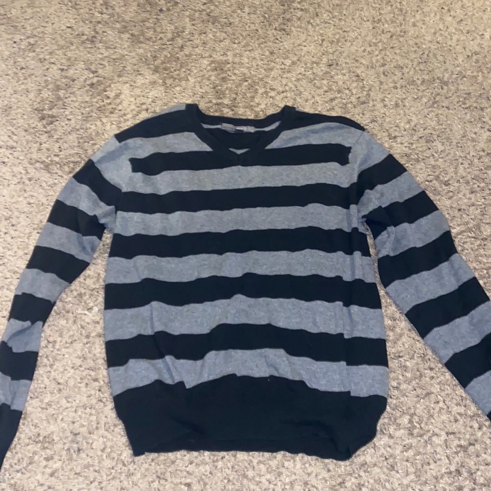Striped baggy sweater, size large